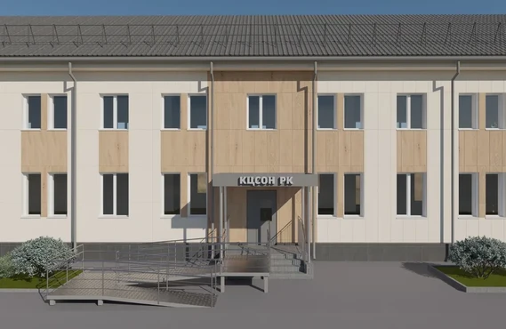 Проектирование фасада КЦСОН в Медвежьегорске
